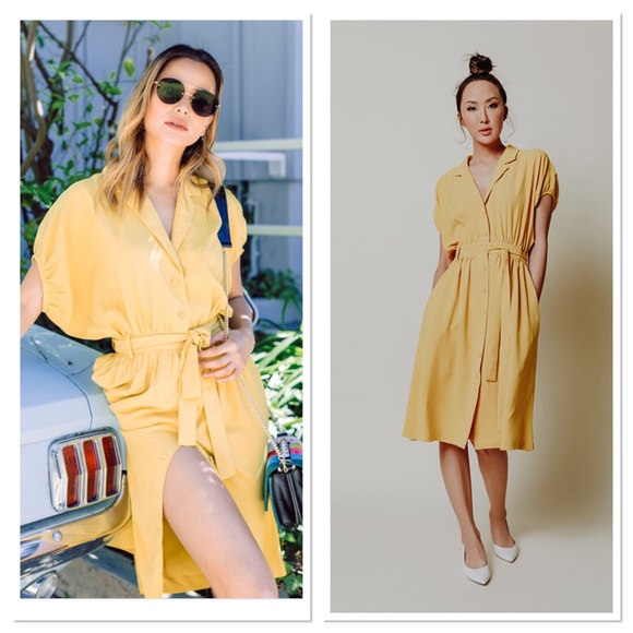 J.O.A. Dresses & Skirts - Chriselle x J.O.A. Cocoon Sleeve Dress midi dress